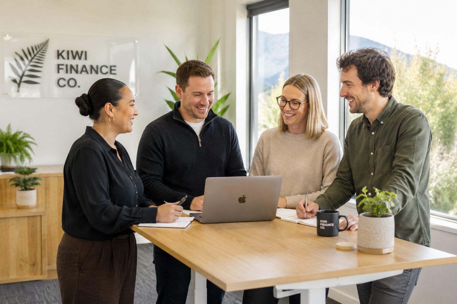 New Zealand business owner in their store